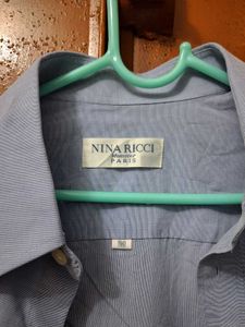 Vintage Nina Ricci Paris Dress Shirt - L