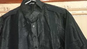Men's Black Kurta Pajama