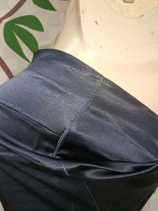 (100)Navy Blue Bandeau Top