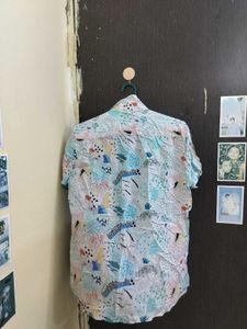 Abstract Print Short Sleeve Shirt