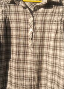 Plaid Tunic Shirt