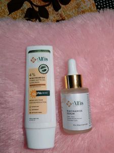 Alfis Niacinamide Sunscreen & Serum