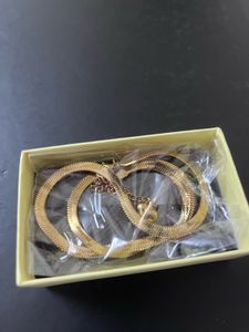 ANTI TARNISH Gold Tone Snake Chain Necklace