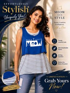 Blue Graphic T-shirt Dress