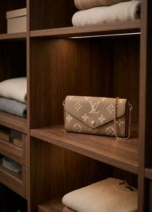 Louis Vuitton Black Monogram Clutch