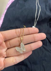 Chic Butterfly &amp; Heart Necklace Set &amp; bracelet