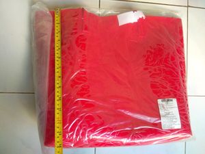 Red Water Proof Large Size Tote Bag