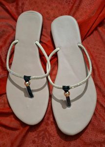 Stylish Embellished Flip-Flops