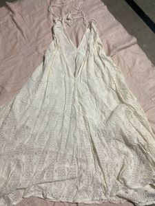 Lace White Dress For Beach