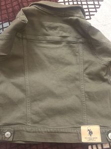 U.S. Polo Assn. Kids Olive Green Denim Jacket