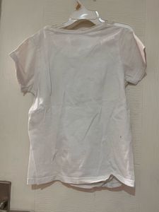 Graphic Earth Print White T-Shirt