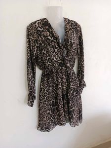 Leopard Print Mini Dress