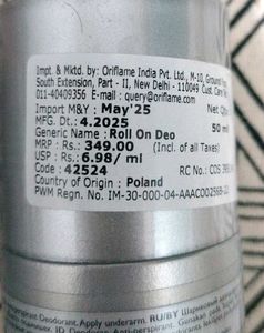 Mister Giordani Anti-Perspirant Roll-On Deodorant