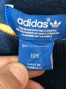 Adidas Navy Blue Graphic Sweatshirt