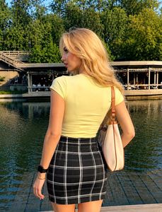 Chic Plaid Mini Skirt