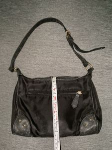 Black Handbag with Adjustable Strap