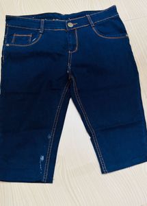 Dark Wash Capri Jeans