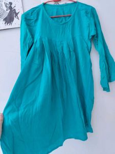 Teal Bell Sleeve Tunic