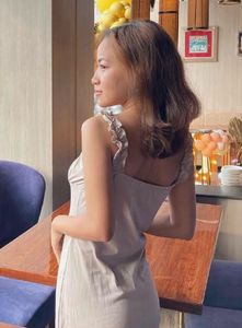 Cute Beige Mini Dress