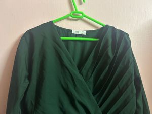 Elegant Green Midi Dress
