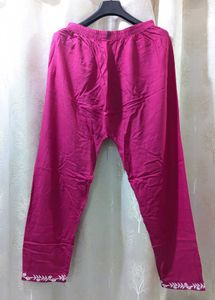 Pink Embroidered Kurti Pant Co-ord Set