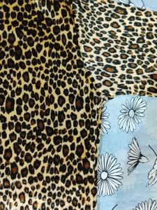 Stylish Leopard Print Short Sleeve Shirt