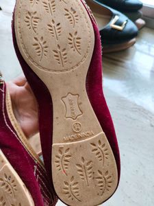 Embellished  Handwork Juttis - Set of 2 Pairs