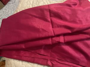 Vibrant Pink art silk blouse piece