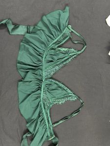 Green Lace Lingerie Set