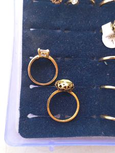 Charming Bow &amp; Heart Rings