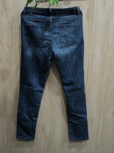 Classic Blue Straight-Fit Denim Jeans