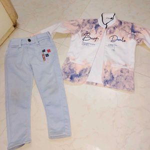 buy 2 get 1 free of same price ...Kids Outfit Set
