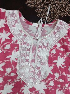 Floral Print Tunic Top