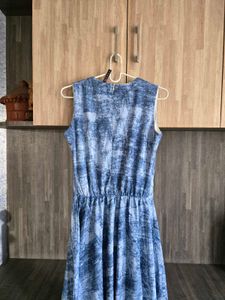Stylish Blue tie - die Maxi Dress