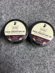 Pilgrim Red Vine Face Cream SPF 30 Pack 2