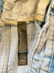 ASOS DESIGN High-Waisted Light Wash Jeans
