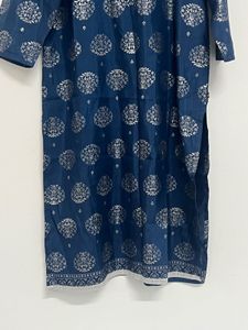 Elegant Blue Printed Kurta