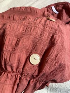 Chic Square Neck Puff Sleeve Top