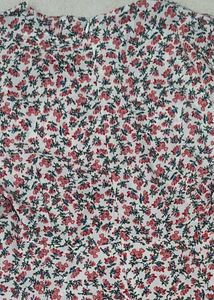 Floral Print V-Neck A-Line Mini Dress