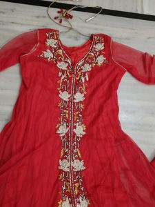 Heavy Work Party Wear Flared Anarkali Suit