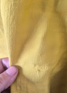 Yellow Kurta Pant Co-ord set  with Mirror Work