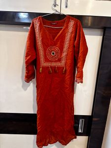Rust kurta sets