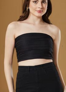 Set of 2 Textured Bandeau Top