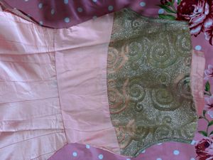 Elegant Pink &amp; Gold Kurta Set