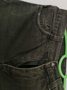 Olive Green Jeans