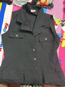 Classic Black Button-Up Jacket or One peice dress