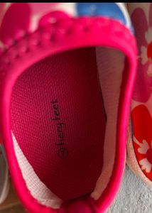 Three pair of kids footwear