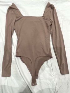 Long Sleeve Square Neck Bodysuit