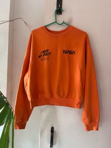 NASA Space Orange Sweatshirt