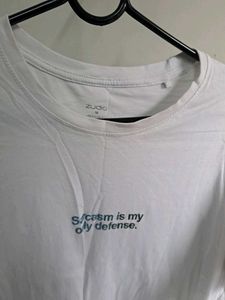 White Sarcasm Graphic T-Shirt